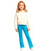 City Threads USA-Made Girls Soft 100% Cotton Flare Boot-Cut Leggings - 4 of 4