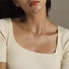 Cubic Choker Necklace for Women Fashionable and Exquisite, Suitable for Daily Wear - 3 of 4