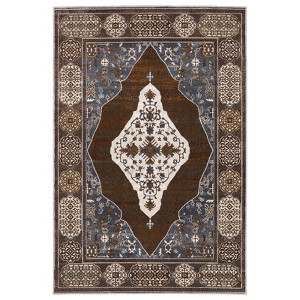 Oriental Weavers Ellington ELL06 Rust/ Blue Indoor Area Rug - 3'10" x 5'5" - 1 of 4