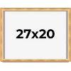 PosterPalooza | Minimalist Shadow Box Brown Picture Frame - UV Acrylic, Backing Board, Hanging Hardware - 2 of 4