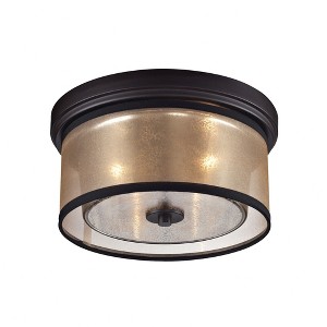 Elk Home Diffusion 2 - Light Flush Mount in  Oil Rubbed Bronze - 1 of 4