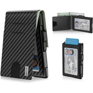 Generic Wallet for Men - Pop Up Case, Cash Slot, and Credit Card Slot - Slim Aluminum Wallet with RFID Blocking - 1 of 4