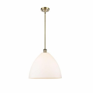 Bristol Glass - 1 Light Pendant In Industrial Style-16.75 Inches Tall and 16 Inches Wide - 1 of 1