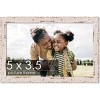 PosterPalooza | Photo Size Shabby Chic White Picture Frame - UV Acrylic, Foam Board Backing, Hanging Hardware - 2 of 4