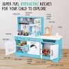 Lil' Jumbl Kids Kitchen Set, Wooden Pretend Play Kitchen with Sounds, Accessories and Running Water - 2 of 4