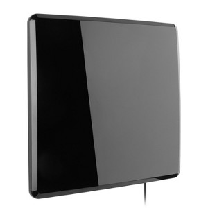 One For All® Amplified Indoor Digital TV Antenna with up to 50-Mile Reception Range, Black, 15438 - 1 of 4