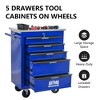 VASIP Double-Door Dustproof Tool Cart  with Layered Clapboard, Multifunctional Tool for Home,Garage - 3 of 4