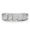 Slickblue Women's Minimalist Polished Stainless Steel Band Ring, Smooth Finish, 3.30g, size 5-10 - 3 of 4