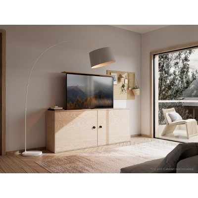 Elevate 34" Motorized Steel TV Lift Stand with Remote, Black