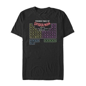 Men's Marvel Spider-Man Periodic Table T-Shirt - 1 of 4