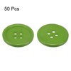 Unique Bargains Resin Craft Snap Round Flat 4-Hole Sewing Buttons 50 Pcs - 3 of 4