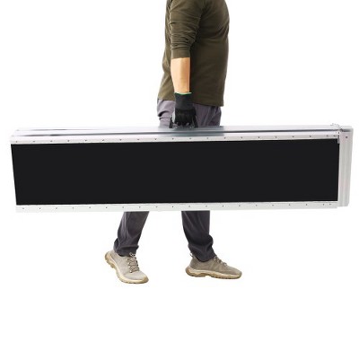 Portable Collapsible Wheelchair Ramp 5 ft, Aluminum Ramp, 600 lb. Load Capacity for Home, Steps, Stairs and Doorways