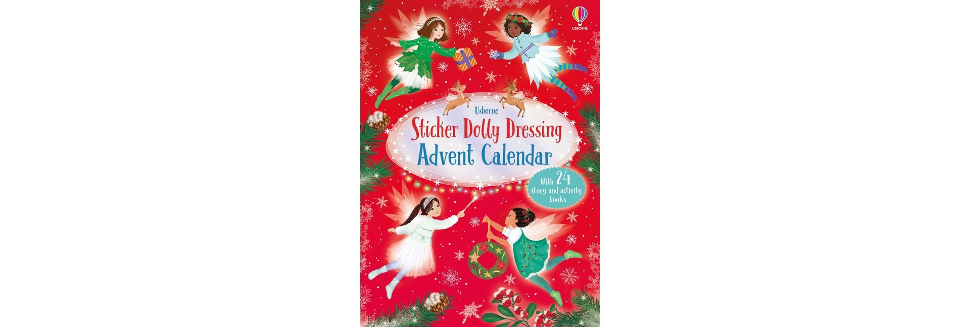 Sticker Dolly Dressing Advent Calendar - by  Fiona Watt & Zanna Davidson (Hardcover)