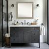 Amanti Art Filigree Non-Beveled Framed Bathroom Vanity Wall Mirror - 4 of 4