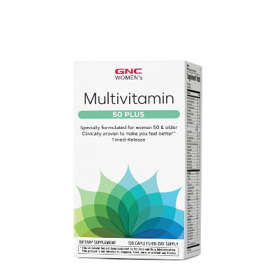 GNC Women's Multivitamin 50 Plus - 120 Caplets