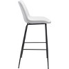 Zuo Byron Barstool White - 2 of 4