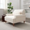 NicBex Accent Chair with Backrest, Upholstered Armchair Comfy Sofa Chair for Living Room, Bedroom - 4 of 4