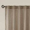 Gracie Mills Gayle Contemporary Lightweight Crushed Sheer Window Panel Pair - 2 of 4