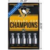 Trends International NHL Pittsburgh Penguins - Champions 23 Framed Wall Poster Prints - 3 of 4