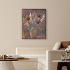 Art Remedy Clay vase with tulips and other flowers Classical vintage floral vase wall art Framed - 2 of 4