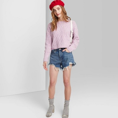 frayed jean shorts womens