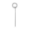 Black Bow Jewelry 14k White Gold, Jersey Collection, Medium Number 91 Pendant - 2 of 4