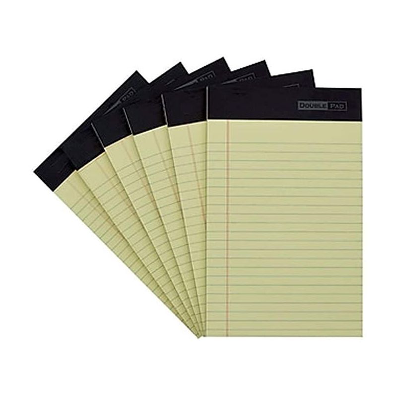 MyOfficeInnovations Notepads 5" x 8" Narrow Canary 100 Sh./Pad 6 Pads/PK (35715-CC) 398212, 2 of 9