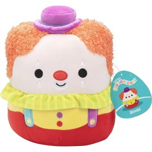 Squishmallows 8-Inch Bimbi The Clown - Official Jazwares Plush - Collectible Soft & Squishy Clown Stuffed Animal Toy - Gift for Kids, Girls & Boys - 1 of 4