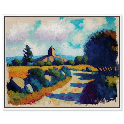 Art Remedy 1854 Landscape Classic Landscape and Portrait Wall Art Framed