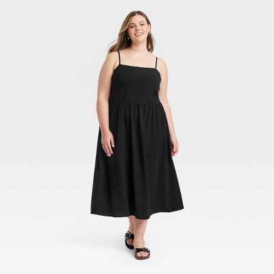 Women's Corset Midi A-Line Dress - Universal Thread™