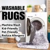 Alacati Ogee Medallion Machine-Washable Area Rug - JONATHAN Y - 3 of 4
