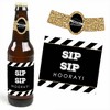 Big Dot of Happiness Happy Retirement - Retirement Party Decorations for Women and Men - 6 Beer Bottle Label Stickers and 1 Carrier - image 3 of 4