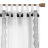 Elrene Shilo Boho Sheer Tab Top Single Window Curtain Panel with Tassels - Parent - Elrene Home Fashions - image 2 of 3