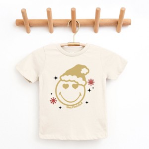 SmileyWorld Christmas Heart Eyes - Youth Short Sleeve Graphic T-Shirt - 1 of 4