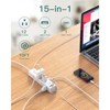 Itopfox Surge Protector Power Strip with 12 AC Outlets & 3 USB Ports, 10ft Extension Cord, Wall Mountable, Overload Protection, ETL Listed for Home - 2 of 4