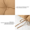 ARTPLAN All Weather Chair Outdoor Cushions of Adirondack Chair with High Back Wicker Tufted Pillow for Outdoor Furniture - 4 of 4