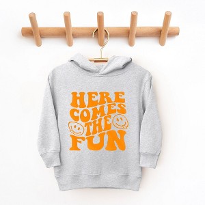 The Juniper Shop Here Comes The Fun Puff Print Toddler Graphic Hoodie - 1 of 3
