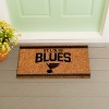 Evergrreen St Louis Blues Logo Natural Coir 28 x 16 Inches Indoor Outdoor Doormat - 4 of 4