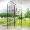 Aghana Digitals 2-Pack 78.7"x19.7" Rustproof Metal Trellis with Pot Holders for Outdoor Climbing - 3 of 4
