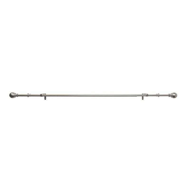 Loft by Umbra Ball Double Curtain Rod - Brushed Nickel, 5 of 10