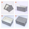 REGALWOVEN Fabric Collapsible Spacious Versatile Storage Bin with Lid and Handle - 3 of 4