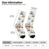 Trains With Animals Women Printed Crew Socks Funny Funky Socks Soft Polyester Novelty Gifts for Artists Men - 2 of 4
