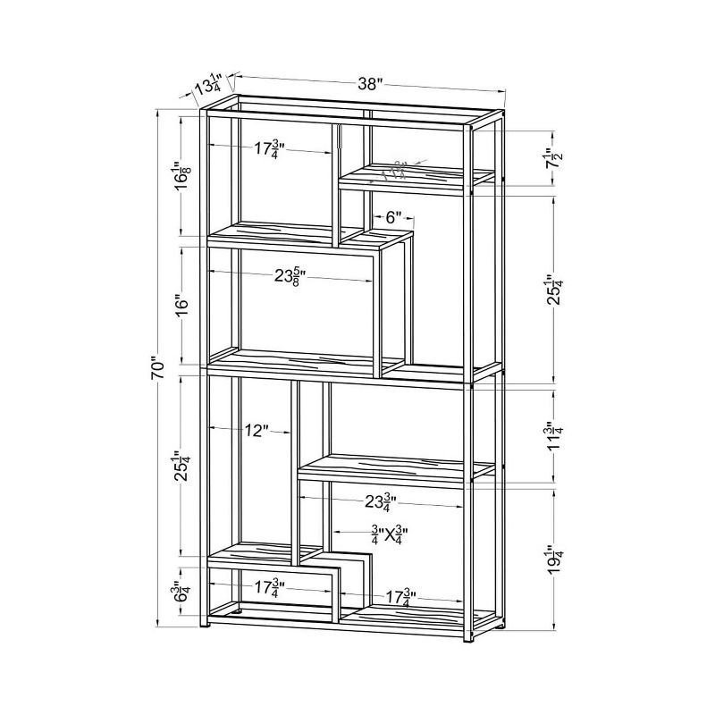 70.25" Beverly 6 Shelf Etagere Display - HOMES: Inside + Out, 6 of 9