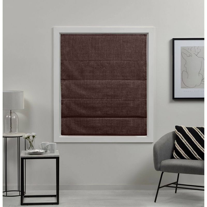 Acadia Total Blackout Roman Curtain Shades - Exclusive Home, 3 of 7