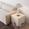 TOV Furniture Brut Travertine & Breccia Concrete Indoor / Outdoor Side Table - 2 of 4