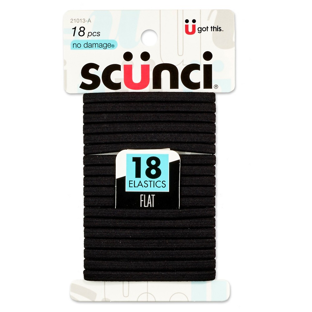 Upc 043194210138 Scunci Hair Elastics 18 Ct Adult Unisex Black