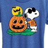 Women's - Peanuts - Joe Cool Pumpkin Short Sleeve Graphic T-Shirt - 2 of 4