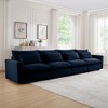 Oversized 157.5" Corduroy Cloud Modular 4-seater Sectional Sofa with Big Deep Seat, 4-Piece Free combination Sofa - 2 of 4