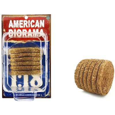 Hay Bale Round Accessory 1:18 Scale Models by American Diorama