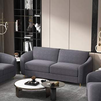 60" Yuina Sofa Gray Linen - Acme Furniture